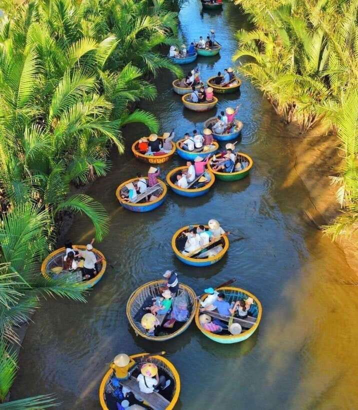 Hoi An : Bamboo Basket Boat Tour and Transfer - Round-Net and Cast-Net Fishing: The Hands-On Part