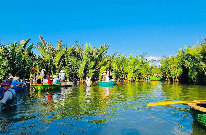 Hoi An : Bamboo Basket Boat Tour and Transfer - The Coconut Waterways: Daily Life You Can See Up Close